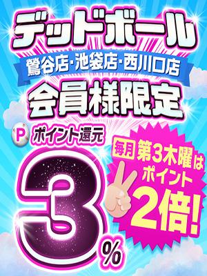 第3木曜日はポイント2倍！